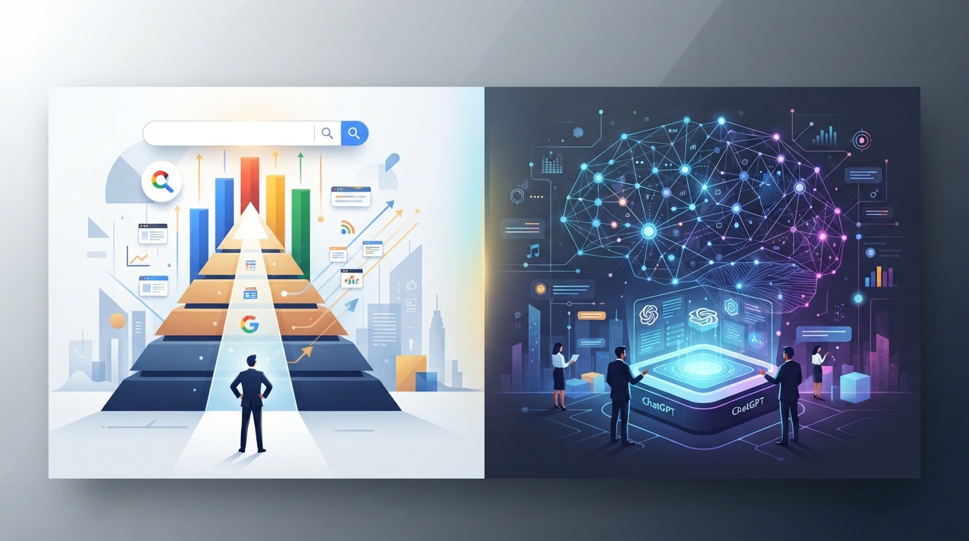 Why Google Rankings Do Not Guarantee Visibility in ChatGPT