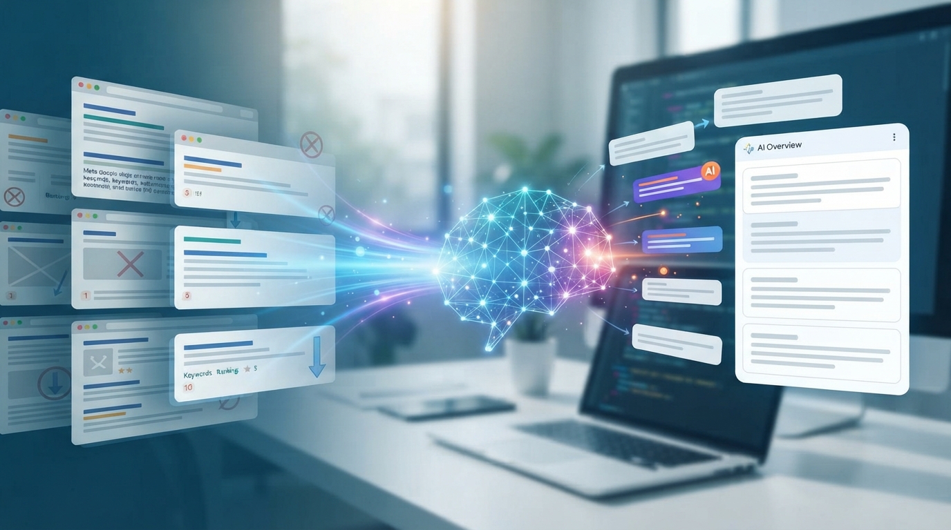 Why Traditional SEO Won't Get You Into Google AI Overviews Anymore